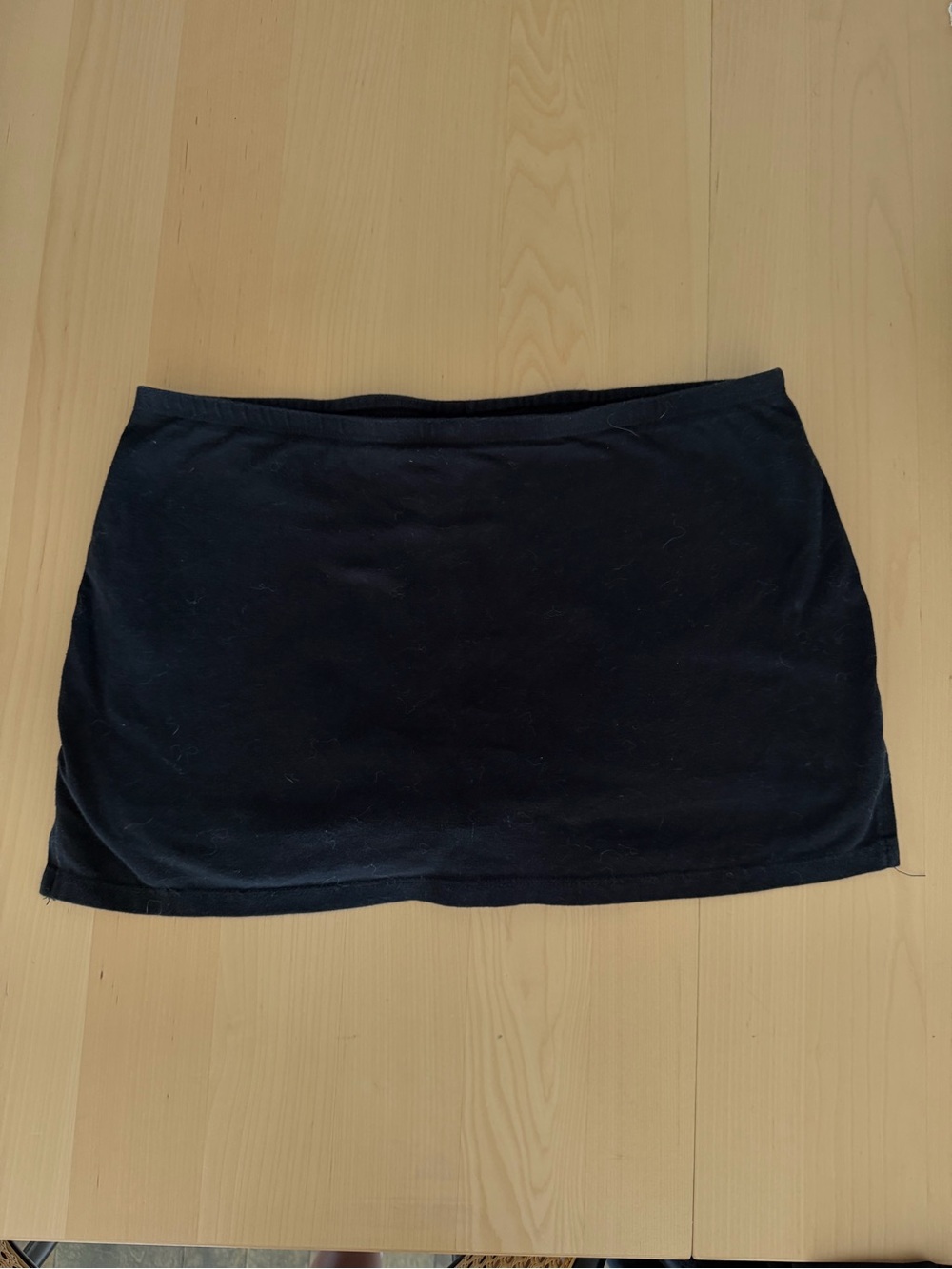 URBAN OUTFITTERS Black Cotton Mini Skirt-built  in shorts- Sleek Everyday Style